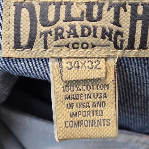 Duluth Trading Co Men's Blue Jeans - 34W x 32L - Picture 6 of 7
